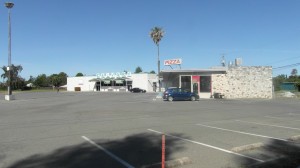 The old shopping center